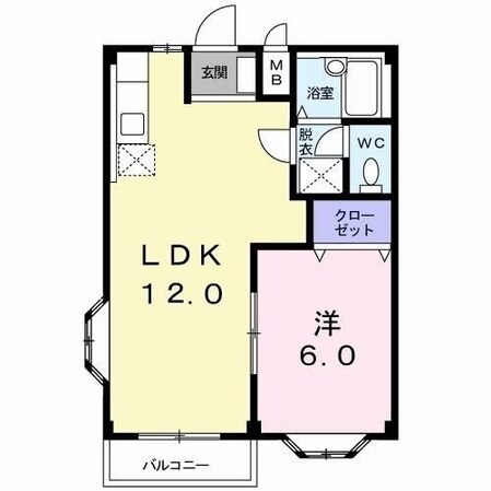 サンハイムリーベの物件間取画像